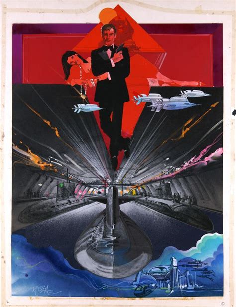 007 Artwork The Spy Who Loved Me Poster Concept By Bob Peak James Bond