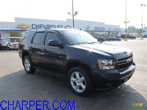 2008 Dark Blue Metallic Chevrolet Tahoe Lt 4x4 52310766 Photo 1