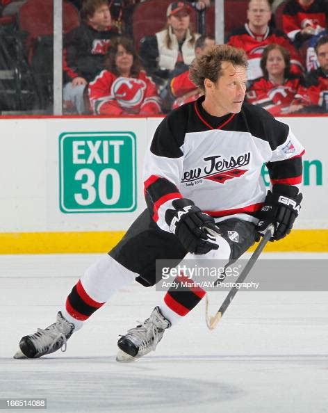 Former Nhl Player Ron Duguay Skates During The Global Hockey Legends