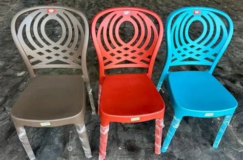 Plastic Armless Designer Semi Virgin Chair Smart At Rs Armless