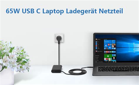 Laptop Ladekabel F R Dell W Usb C Netzteil Ladeger T F R Dell