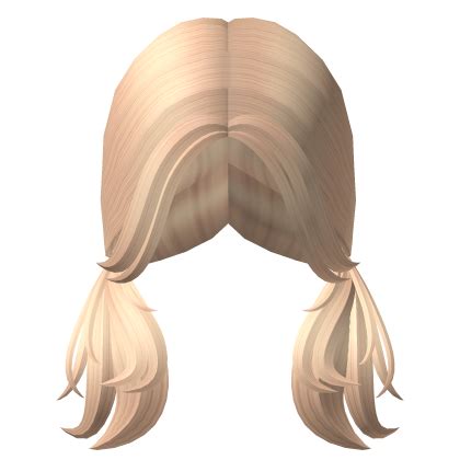 Blonde Girly Anime Pigtails Roblox