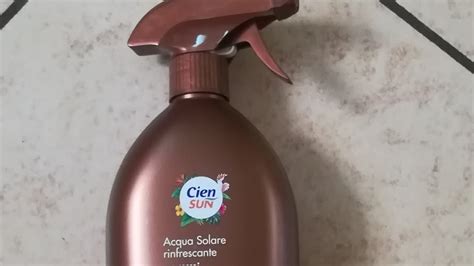 Cien Sun Acqua Solare Rinfrescante Con Cocco Analizziamo L Inci