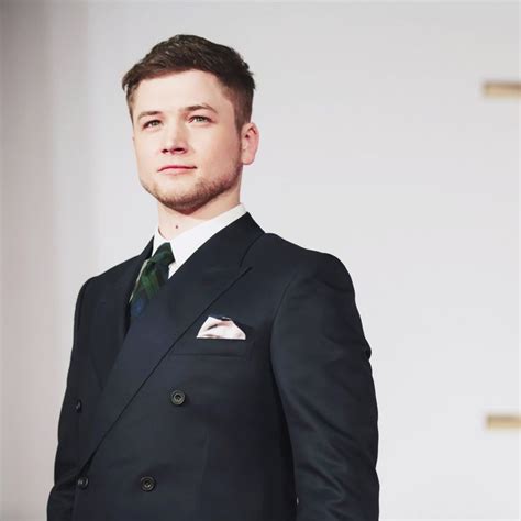 Twitter Taron Egerton Double Breasted Taron Egerton Kingsman