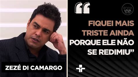 Zezé Di Camargo relembra piada de Rafinha Bastos sobre Vanessa Camargo