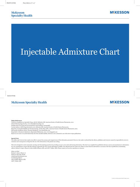 Chemotherapy Iv Compatibility Chart A Visual Reference Of Charts