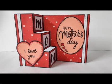 DIY Mothers Day Cards | How To Make Beautiful Handmade Card For Mothers ...