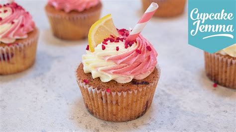 How To Raspberry Lemonade Cupcake Recipe And Tutorial Cupcake Jemma