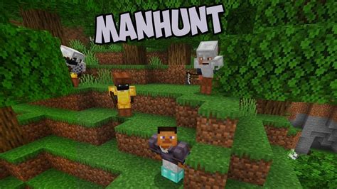 Minecraft PRO Vs 3 Noob Hunters Minecraft Manhunt YouTube