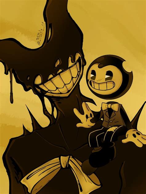 Bigsmile On Twitter Bendy And The Ink Machine Cartoon Drawings