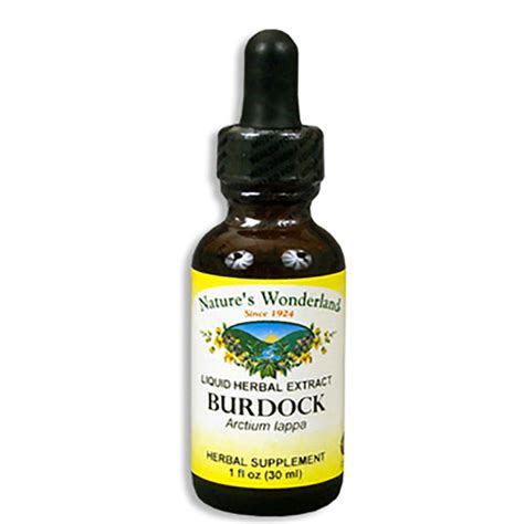 Burdock Root Liquid Extract Fl Oz Ml Nature S Wonderland