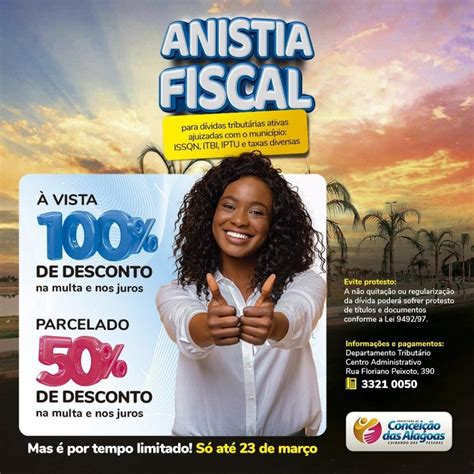 Anistia Fiscal Oportunidade Para O Contribuinte Prefeitura