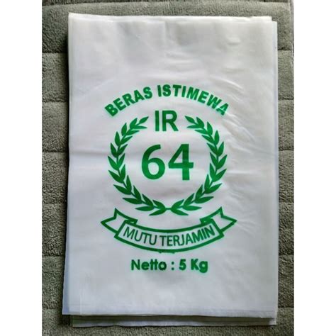 Jual Plastik Beras Sablon Kg Isi Shopee Indonesia