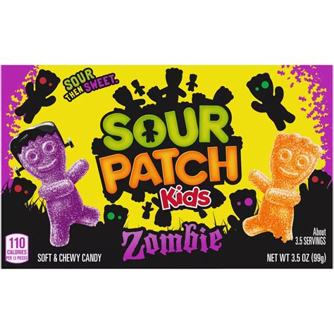 Sour Patch Kids Zombie Orange And Purple Candy 35 Oz Big Lots