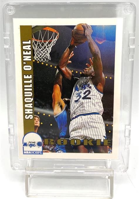 Nba Hoops Rookie Vintage Shaquille O Neal Nba Draft Gold