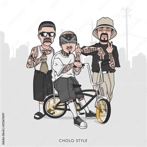 Cholo Style Stock Illustration | Adobe Stock