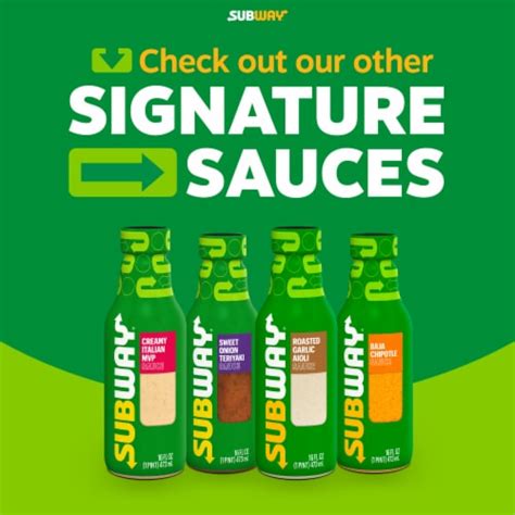 Subway Creamy Italian MVP Sauce, 16 fl oz - Fry’s Food Stores