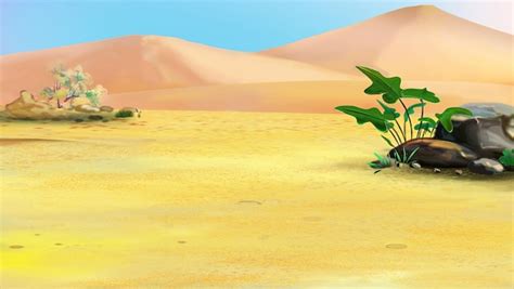 Premium Photo | Sand dunes in the desert illustration