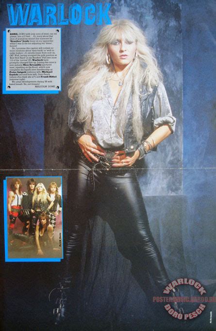 WARLOCK DORO PESCH Posters Magazines Articles Collection