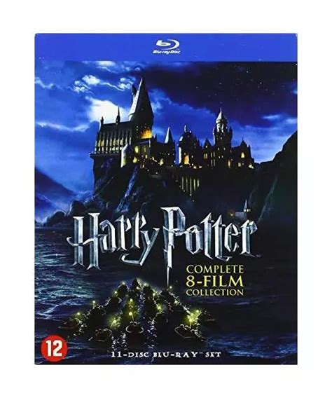 HARRY POTTER COMPLETE 8 Film Collection 11 Disc Blu Ray Set EUR 32