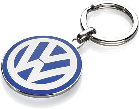 Volkswagen Original Vw Keychain Keyring Blue C Key Chains