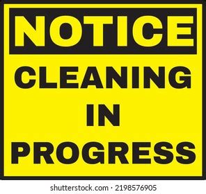 Cleaning Progress Sign Vector Stock Vector (Royalty Free) 2198576905 ...