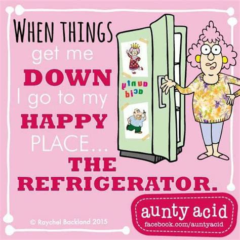 An Older Woman Is Holding The Door To Her Refrigerator Which Says When