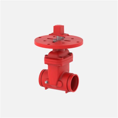 Nrs Resilient Seated Piv Gate Valve Groove Flange Ends Authorized