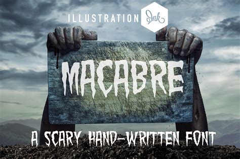 Macabre Font By Illustration Ink · Creative Fabrica