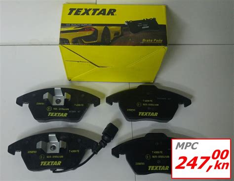 Textar Prednje Disk Plo Ice Audi Vw Golf V A