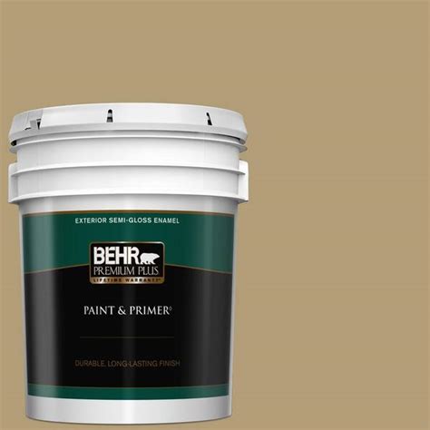 Behr Premium Plus Gal S Ginger Tea Semi Gloss Enamel Exterior