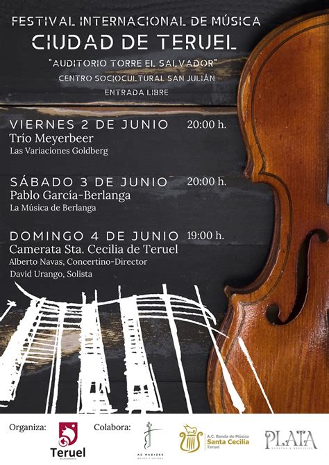 El XIV Festival Internacional de Música Ciudad de Teruel se celebra del