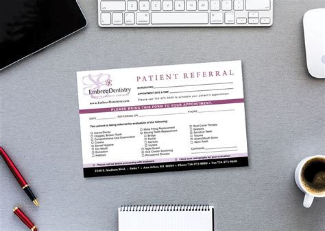 Dental Referral Pads Golden Proportions Marketing