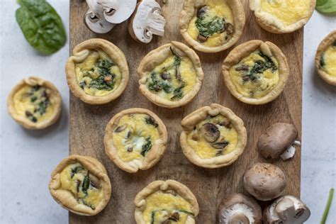 Spinach Mushroom Mini Quiches A Better Choice