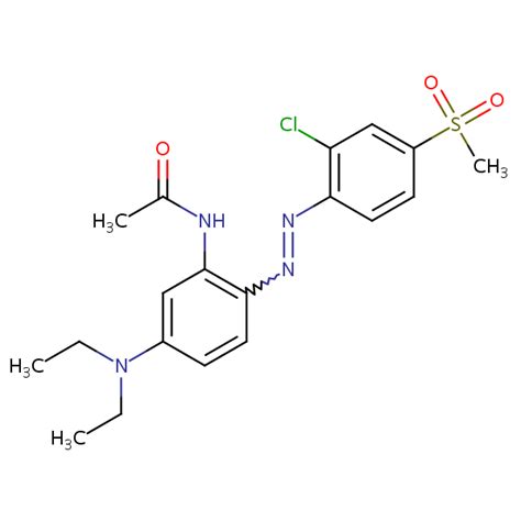 Acetamide N Chloro Methylsulfonyl Phenyl Azo