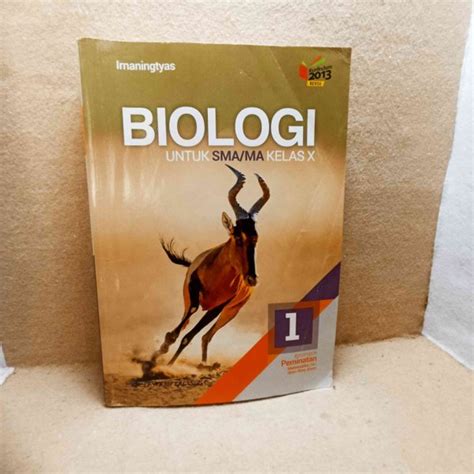 Jual Original Buku Biologi Jilid 1 Untuk SMA MA Kelas X Kur 2013