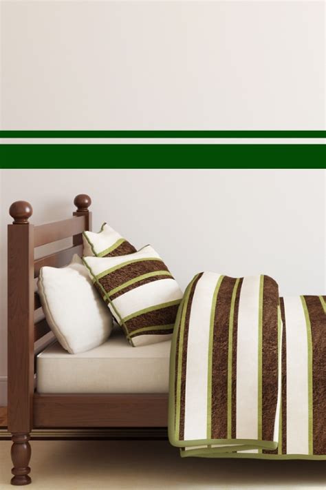 Wall Decals Double Stripe Border- WALLTAT.com Art Without Boundaries