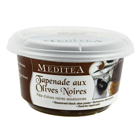 Tapenade Noire Meditea G Tapenade En Gros Vrac Produits Tartinables