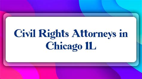 Top 10 Civil Rights Attorneys In Chicago Il Youtube