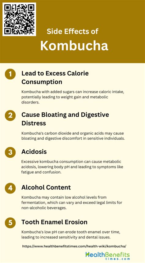 Side Effects Of Kombucha Health Benefits