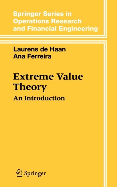 Extreme Value Theory An Introduction