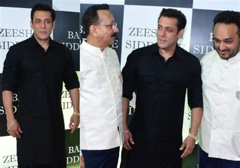 Salman Khan Spotted At Baba Siddiqui Iftar Party Bhaijaan Grabs