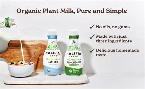 Amazon Califia Farms Organic Unsweetened Almond Milk Oz