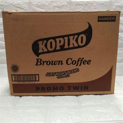 1Box Kopiko Brown Twin 12Ties Lazada PH