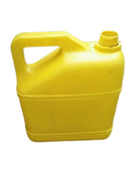 Litre Yellow Hdpe Oil Container At Rs Piece Hdpe Jar In Gondal