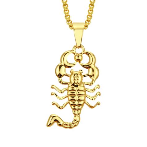 Aliexpress.com : Buy Karopel New Hip Hop Gold Color Scorpion Pendant ...