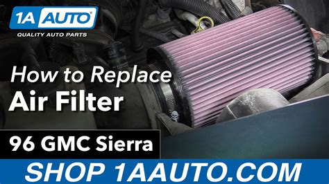 How To Replace Air Filter 88 98 Gmc K1500 Sierra Youtube