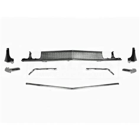 Chevelle And Malibu Grille Molding Headlight Extension Kit Standard