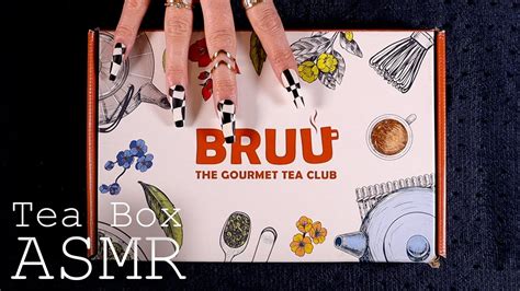 Asmr Bruu Tea Unboxing 🎧 Soft Spoken Tracing Crinkles Tapping