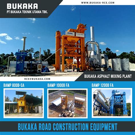 Asphalt Mixing Plant Pt Bukaka Teknik Utama Tbk Business Unit Road